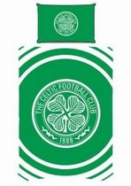 Set de couette réversible Celtic FC Pulse (vert/ White) - couette simple avec 1 taie d'oreiller