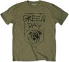 Green Day - Organic Grenade Heren T-shirt - XL - Groen