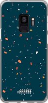 Samsung Galaxy S9 Hoesje Transparant TPU Case - Terrazzo N°9 #ffffff