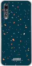 Huawei P20 Pro Hoesje Transparant TPU Case - Terrazzo N°9 #ffffff