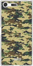 Sony Xperia XZ Premium Hoesje Transparant TPU Case - Desert Camouflage #ffffff