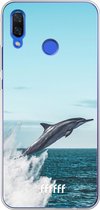 Huawei Nova 3 Hoesje Transparant TPU Case - Dolphin #ffffff