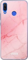 Huawei Nova 3 Hoesje Transparant TPU Case - Coral Marble #ffffff