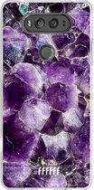 LG V20 Hoesje Transparant TPU Case - Purple Geode #ffffff