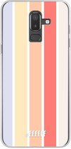 Samsung Galaxy J8 (2018) Hoesje Transparant TPU Case - Vertical Pastel Party #ffffff