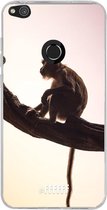 Huawei P8 Lite (2017) Hoesje Transparant TPU Case - Macaque #ffffff