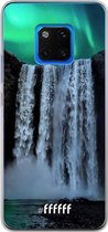 Huawei Mate 20 Pro Hoesje Transparant TPU Case - Waterfall Polar Lights #ffffff