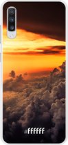 Samsung Galaxy A70 Hoesje Transparant TPU Case - Sea of Clouds #ffffff