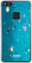 Huawei P10 Lite Hoesje Transparant TPU Case - Confetti #ffffff