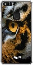 Huawei P10 Lite Hoesje Transparant TPU Case - Tiger #ffffff