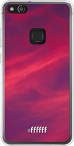 Huawei P10 Lite Hoesje Transparant TPU Case - Red Skyline #ffffff