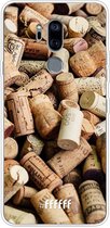 LG G7 ThinQ Hoesje Transparant TPU Case - Corks #ffffff