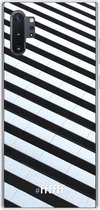 Samsung Galaxy Note 10 Plus Hoesje Transparant TPU Case - Mono Tiles #ffffff