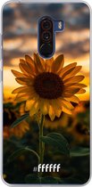 Xiaomi Pocophone F1 Hoesje Transparant TPU Case - Sunset Sunflower #ffffff