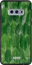 Samsung Galaxy S10e Hoesje TPU Case - Green Scales #ffffff
