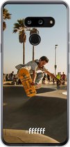 LG G8 ThinQ Hoesje Transparant TPU Case - Let's Skate #ffffff