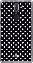 Nokia 8 Sirocco Hoesje Transparant TPU Case - Onyx Dots #ffffff