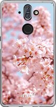 Nokia 8 Sirocco Hoesje Transparant TPU Case - Cherry Blossom #ffffff