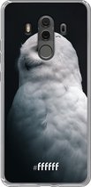 Huawei Mate 10 Pro Hoesje Transparant TPU Case - Witte Uil #ffffff
