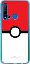 Huawei P20 Lite (2019) Hoesje Transparant TPU Case - Pokeball #ffffff