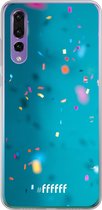 Huawei P30 Hoesje Transparant TPU Case - Confetti #ffffff