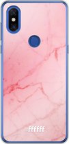 Xiaomi Mi Mix 3 Hoesje Transparant TPU Case - Coral Marble #ffffff