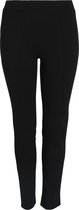 Geklede broek met figuurnaden