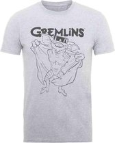 Gremlins Heren Tshirt -M- Spike's Glasses Grijs