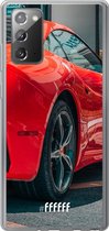 Samsung Galaxy Note 20 Hoesje Transparant TPU Case - Ferrari #ffffff