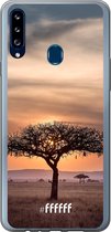 Samsung Galaxy A20s Hoesje Transparant TPU Case - Tanzania #ffffff