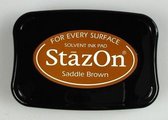 Inktkussen Stazon Saddle Bruin (1 st)