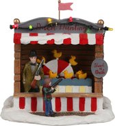 Luville Kerstdorp Miniatuur Eendenjacht Kermiskraam -  L12,5 x B12 x H13 cm