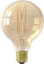 CALEX - LED Lamp - Globe - Filament G95 - E27 Fitting - Dimbaar - 4W - Warm Wit 2100K - Goud - BSE