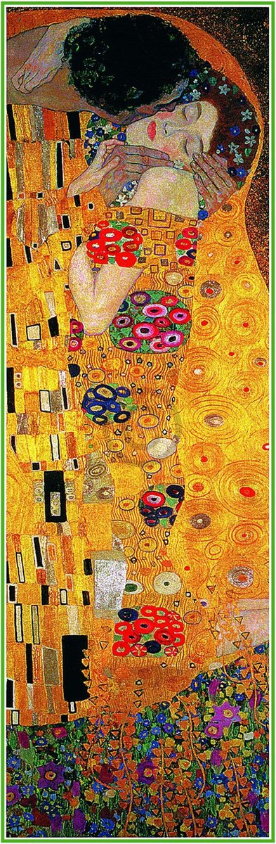 PGM Kunstdruk Gustav Klimt - Acqua Mossa 50x138cm Divers