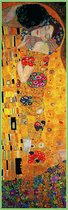 Gustav Klimt - The Kiss Kunstdruk 50x138cm