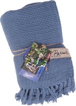 Pascale by Clarysse Plaid Denim 140x180cm