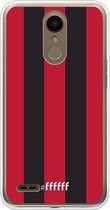 LG K10 (2018) Hoesje Transparant TPU Case - AC Milan