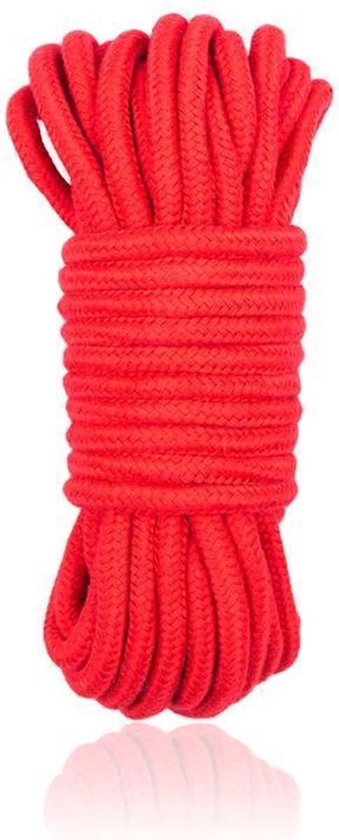 Goedkoopste FETISH ADDICT - Bondage Cotton Rope 10 Meter Red