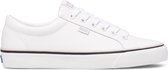 Jump Kick Lea. White/Navy Dames Veterschoenen - Wit - maat 39