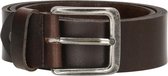 Old West Lubbock Leren Riem | Dames en Heren | Riemstrook 4 cm | Echt Leer | Bruin - Riemmaat 115