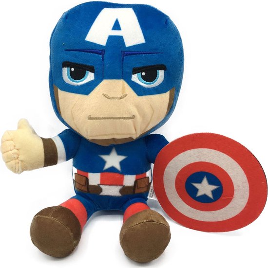 Jouets en peluche Marvel Avengers, personnages doux, Captain