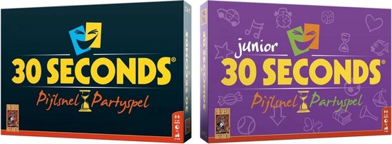 bol.com | Spellenbundel - Bordspel - 2 Stuks - 30 Seconds & 30 Seconds  Junior | Games