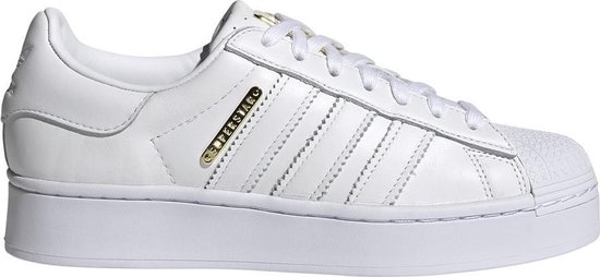 Arctic Glimmend Grootte Adidas Dames Lage sneakers Superstar Bold - Wit - Maat 38 | bol.com