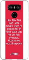 LG G6 Hoesje Transparant TPU Case - AFC Ajax Clublied #ffffff