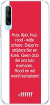 Huawei P Smart Pro Hoesje Transparant TPU Case - AFC Ajax Clublied #ffffff