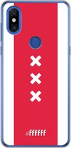 Xiaomi Mi Mix 3 Hoesje Transparant TPU Case - AFC Ajax Amsterdam1 #ffffff