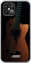 iPhone 12 Pro Max Hoesje Transparant TPU Case - Guitar #ffffff