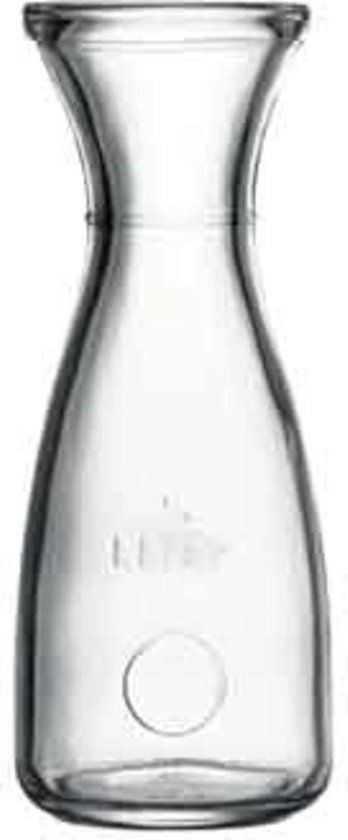 Glazen water karaf 0,25 liter bol.com