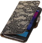 Wicked Narwal | Lace bookstyle / book case/ wallet case Hoes voor Grand MAX G720N0 Zwart