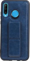 Wicked Narwal | Grip Stand Hardcase Backcover voor Huawei Nova 4E Blauw